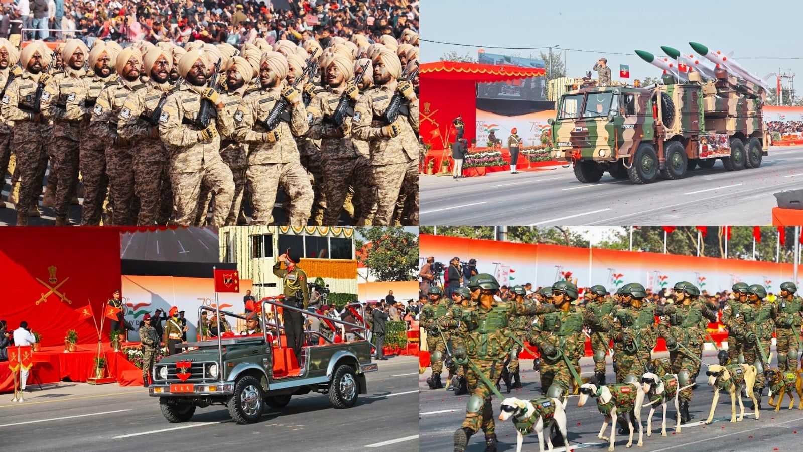 Pink City hosts first-ever public Army Day parade